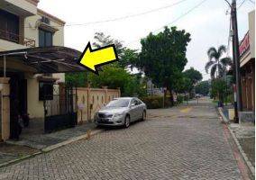 garasi/carport rumah murah siap huni di