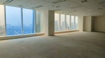 Gambar 1 Centennial Tower Gatot Subroto, 500m2, bare condition, corner  unit view Four Season Hotel Gatot Subroto, good price