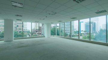 Gambar 5 Centennial Tower Gatot Subroto, 500m2, bare condition, corner  unit view Four Season Hotel Gatot Subroto, good price