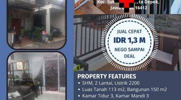 Gambar 3 Dijual rumah cluster di kota depok