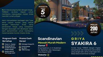 Gambar 2 Rumah Murah Harga Promo 200jta Di Sawangan Depok 