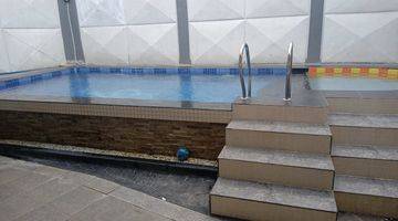 kolam renang rumah 2 lantai bagus, siap
