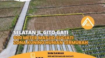 Gambar 1 Tanah Selatan Jalan Gito Gati Dekat Masjid Suciati Termurah