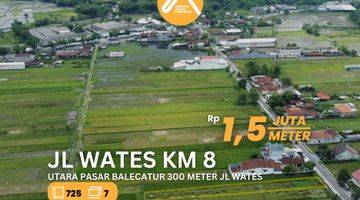 Gambar 1 Jual Tanah Jalan Wates Km 8 Utara Pasar Balecatur