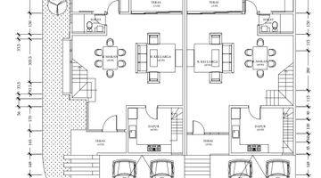 Gambar 4 The Icon Rumah Tropical Minimalis Hoek Utara-Timur 6.5m