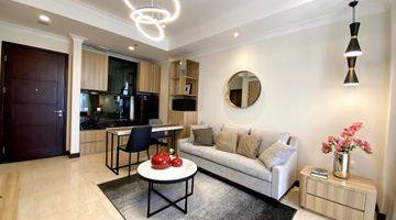 ruang keluarga apartement permata hijau suites 2