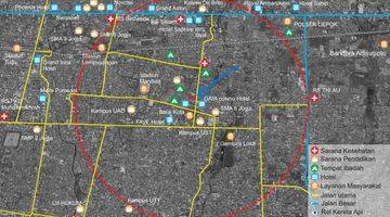 Gambar 4 Tanah Timoho Jogja Utara Balai Kota Luas 2427 m² Lebar 17 M SHM