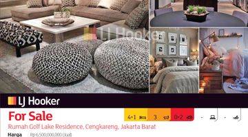 Gambar 1 Rumah Golf Lake Residence, Cengkareng, Jakarta Barat