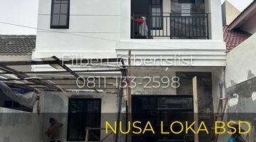 Gambar 1 Rumah Baru 72m2 Plong Cluster Bagus Di Nusa Loka Bsd Serpong