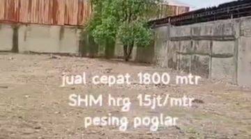 Gambar 1 Dijual tanah pesing poglar luas 1800m2