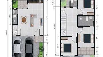 Gambar 5 Rumah Easthatic Modern 2 Lantai Free Biaya" Di Bintaro