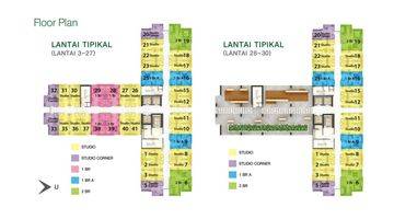 Gambar 3 Akasa Apartemen Unfurnished Baru Tower Kirana