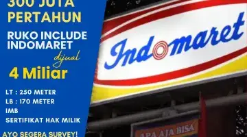 Gambar 1 Jual Bangunan Beserta Indomaret di Kota Bogor Income 300 Juta Pertahun