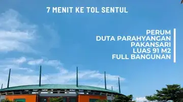 Gambar 1 Rumah Siap Huni Dekat Gor Pakansari 7 Menit Ke Tol Sentul Dp 10 Jt