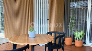 tampak depan gaia house rumah modern tatar
