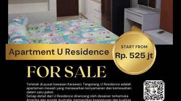 Gambar 1 Murah, Apartment  U Residences, Strata Title, Karawaci, Tangerang