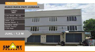 Gambar 1 Ruko Raya Pati Juwana 3 Lantai Lb 172M SHM LEBAR 5m