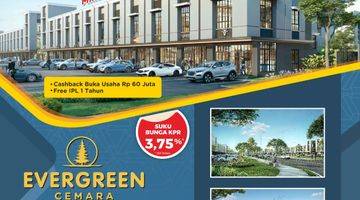 Gambar 2 Ruko Dijual Ever Green Hadap Jalan di Depan Cluster Suvarna Sutera 