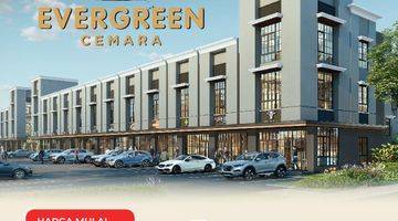 Gambar 1 Ruko Dijual Ever Green Hadap Jalan di Depan Cluster Suvarna Sutera 