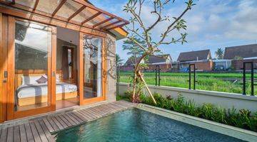 Gambar 1  Villa full furnished dengan view sawah di Ubud