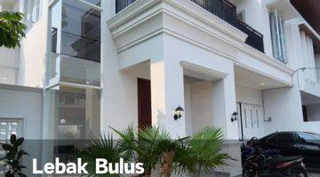 Gambar 1 Rumah Baru Lebak Bulus Dijual Lokasi Dalam Komplek Tenang