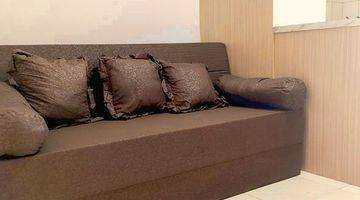 ruang tamu apt green palm residence 2br