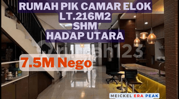 Gambar 1 Harus Terjual Dijual Rumah Pik Camar Elok, Lt.216m2, Shm, Hadap Utara