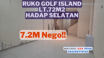 Gambar 1 Lokasi Startegis Dijual Ruko Golf Island, Lt.72m2, Hadap Selatan