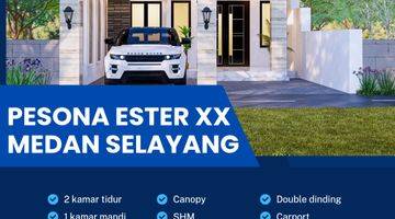 Gambar 1 Dijual Rumah Exclusive Dengan Double Dinding Dan Sentuhan Alam 400jtan di Medan