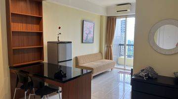 Gambar 1 DISEWAKAN UNIT 1BR FURNISHED DEKAT BINUS LANTAI 12 TOWER MAPLE