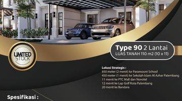 Gambar 2 Modern Town House Limited Stok di Pusat Kota Palembang