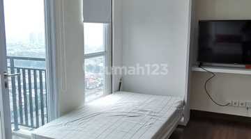 kamar tidur apartemen puri orchard, luas 52m2,