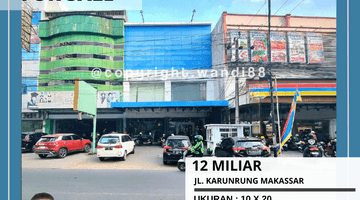 Gambar 1 Dijual Ruko 3 Lantai Poros Jalan Karunrung, Makassar