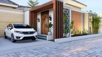 tampak depan  villa fullfurnish private pool di
