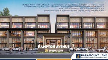 Gambar 1 Ruko Hampton 2 Lantai Hampton Avenue di Gading Serpong