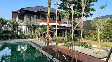 kolam renang turun harga, modern tropical keren