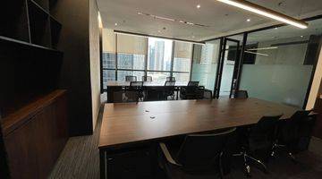 Gambar 1 Office Space Full Furnish 141m2 Treasury Tower, Scbd, Jakarta Selatan