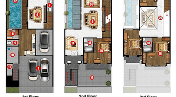 Gambar 4 Brand New Classic Style Rumah Dalam Townhouse di Jagakarsa