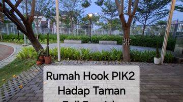 Gambar 5 Rumah Hook Pik2 Tanah Bisa Di Bangun Furnish Samping Taman