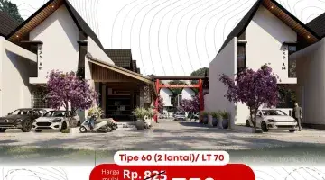 Gambar 2  Booking 5JT Rumah 2 lantai FREE SHM IMB dekat Pemkot Cimahi 