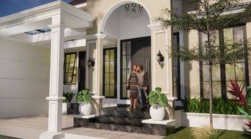 Gambar 5 Rumah Desain Mewah American Classic Purwomartani