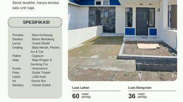 Gambar 3 Rumah Murah Baru Siap Huni Dekat Juanda Dijual Cash No Kredit