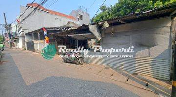 tampak depan tanah strategis di jatiwaringin pondok