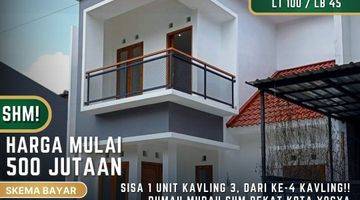 Gambar 1 Rumah 2 Lantai Baru SHM Lokasi Strategis Dekat Kota Yogyakarta