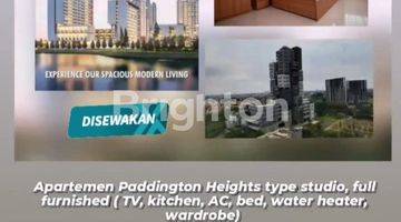 Gambar 1 BURAAN HOT LISTING, APARTEMEN PADDINGTON HEIGHTS NORTH, STUDIO, FULL FURNISHED, AVAILABLE JULI AWAL