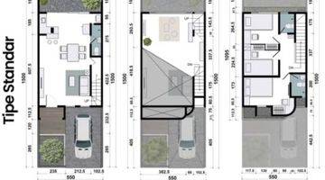 Gambar 1 Rumah Baru 2 Lantai + Mezzanine Little Santorini Di Citra 2, Jakbar