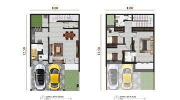 Gambar 5 Rumah Pik 2 Dijual Termurah Uk 8x12.5 2 Lantai Cluster Bagus Siap Huni