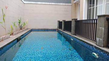 Gambar 1 Rumah Bagus 3 Lantai Full Furnished Dengan Pool Di Dalamnya