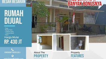 tampak depan rumah minimalis siap huni strategis