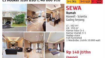 Gambar 1 Sewa Rumah Maxwell Scientia Gading Serpong